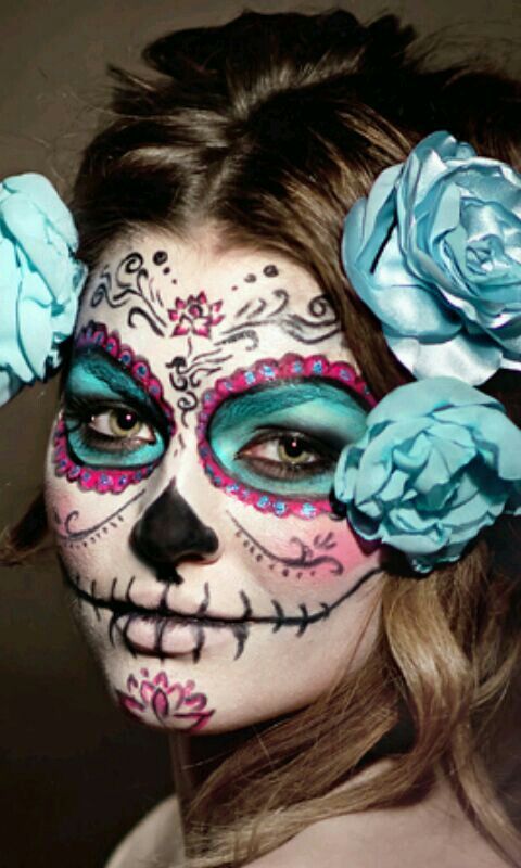  Sugar Skull halloween makeup