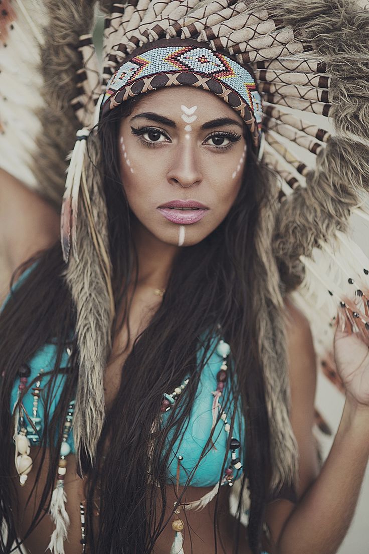 Indian halloween makeup