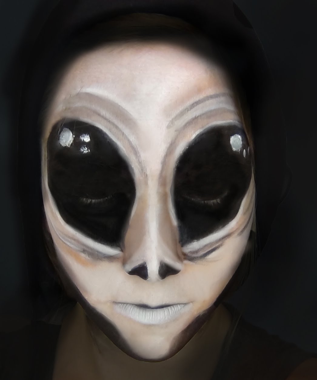 alien halloween makeup