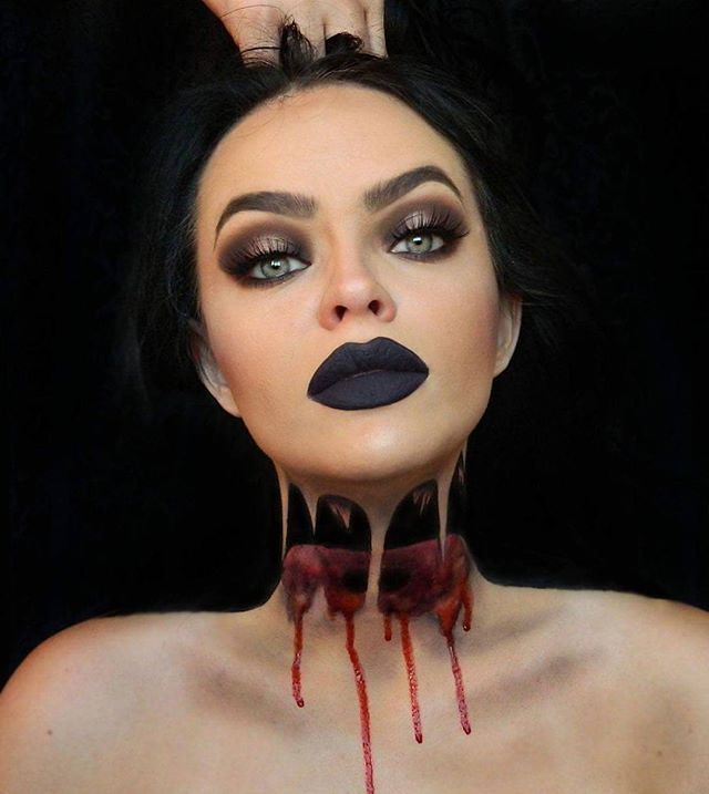Gore halloween makeup