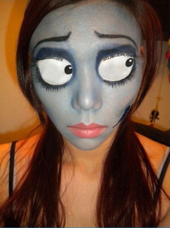Funny halloween makeup