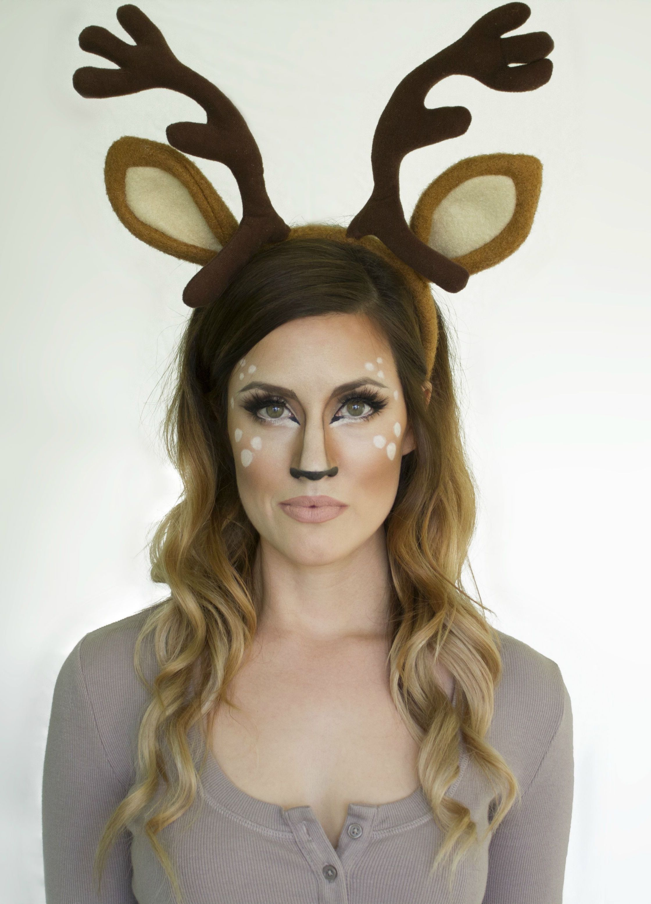 Deer halloween makeup