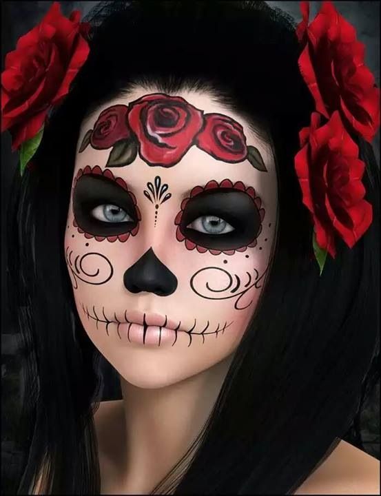 Catrina Halloween Makeup