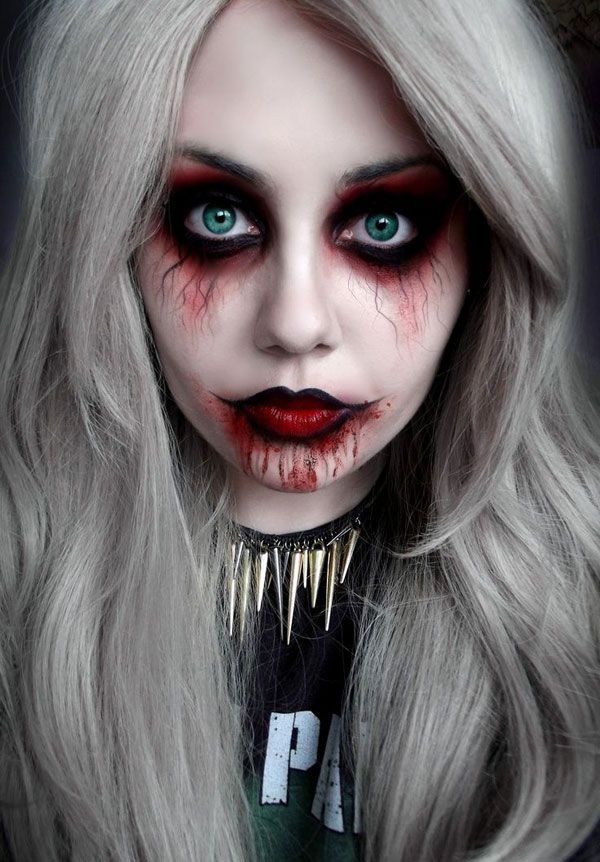 creepy halloween makeup