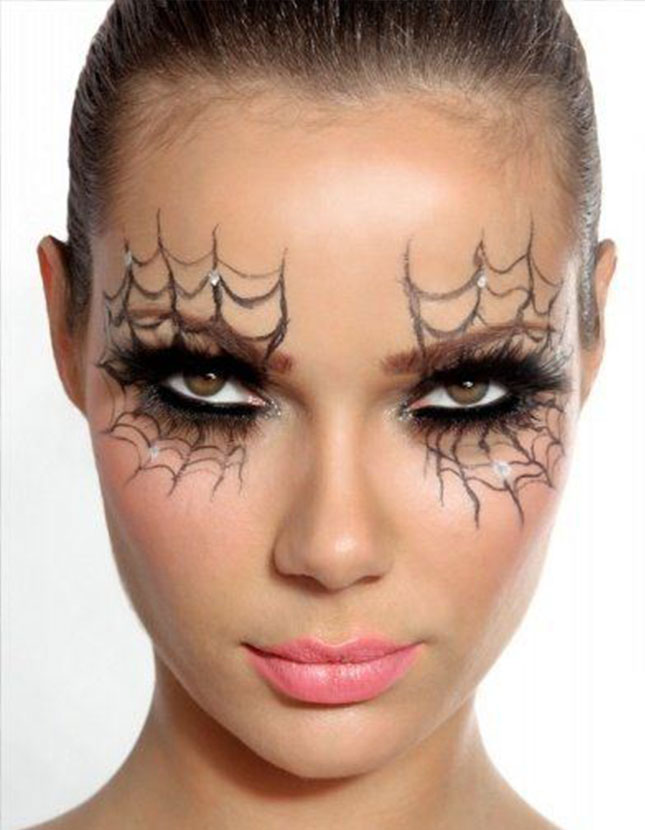 Spider halloween makeup