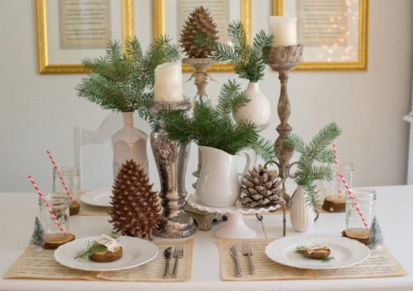 Pine Cone Table Decoration