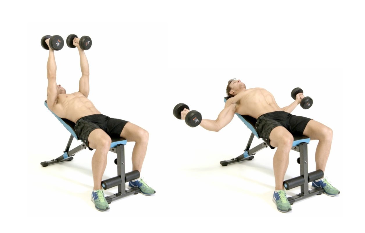 Incline Dumbbell Flyes
