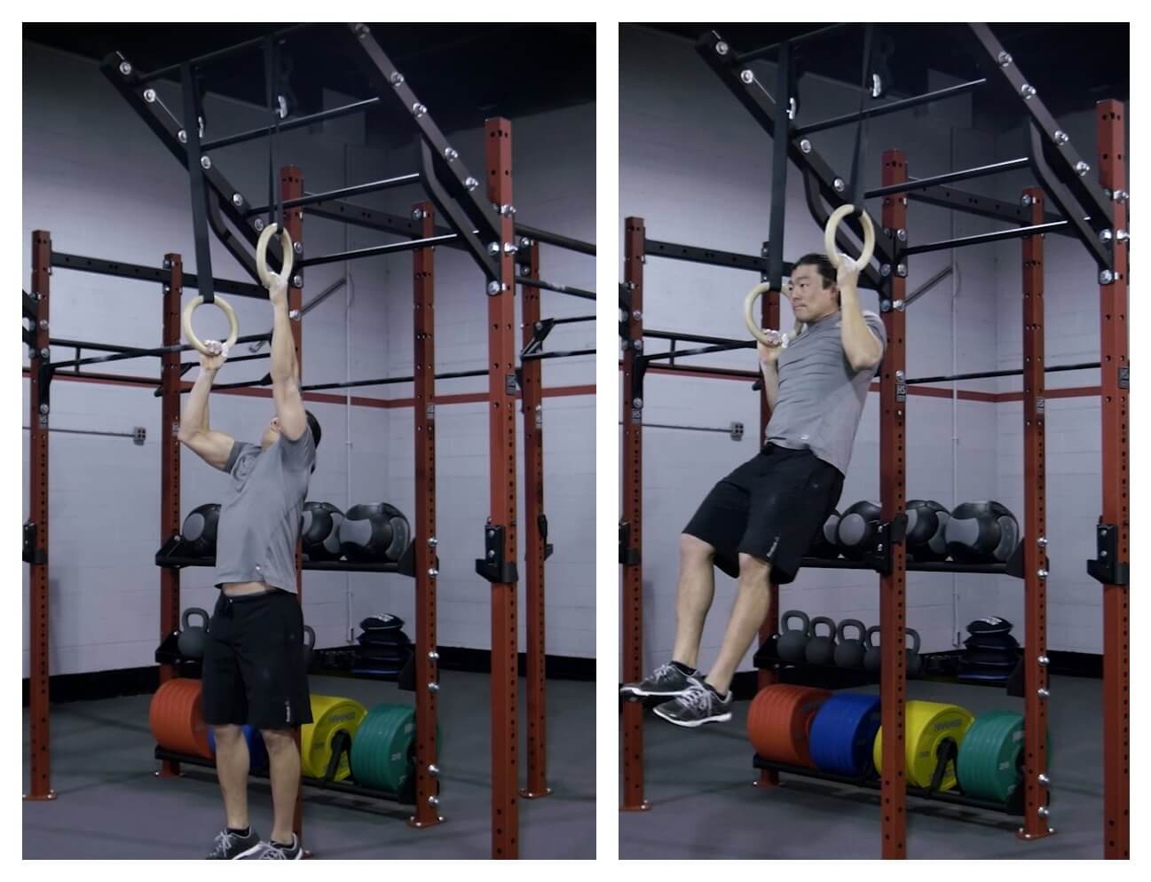 Uneven Pull Ups